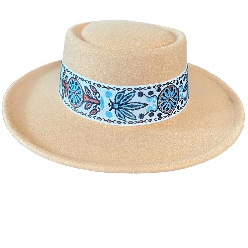 Wonderly OS Camel Panama Hat - Picture 6 of 12